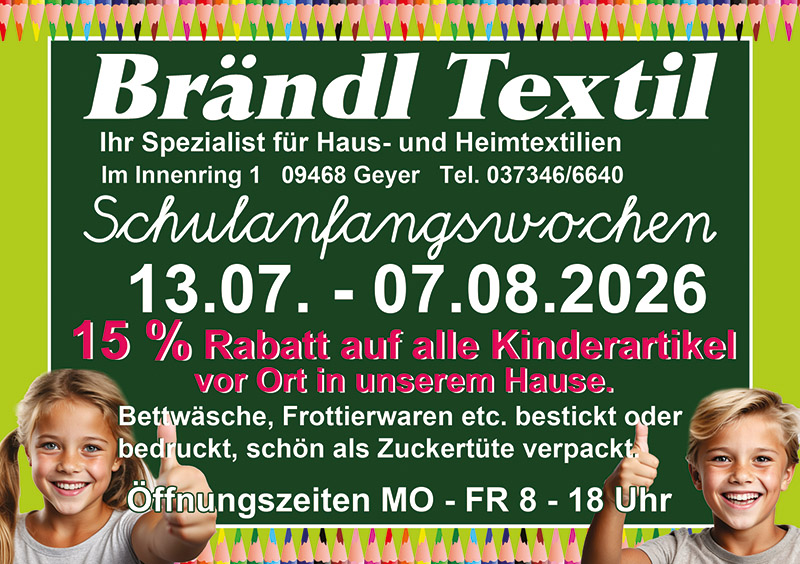 Schulanfangswochen